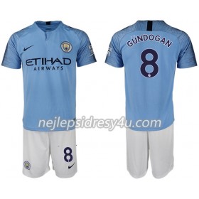 Fotbalový Dres Manchester City GUNDOGAN 8 Dětské Domácí 2018/19